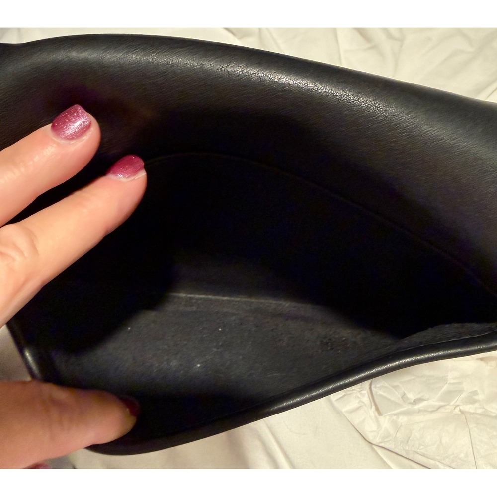 Vintage Coach Rambler CrossbodyStyle 9061 Black Leather Yr 2000 Made in Mexico - Picture 7 of 8